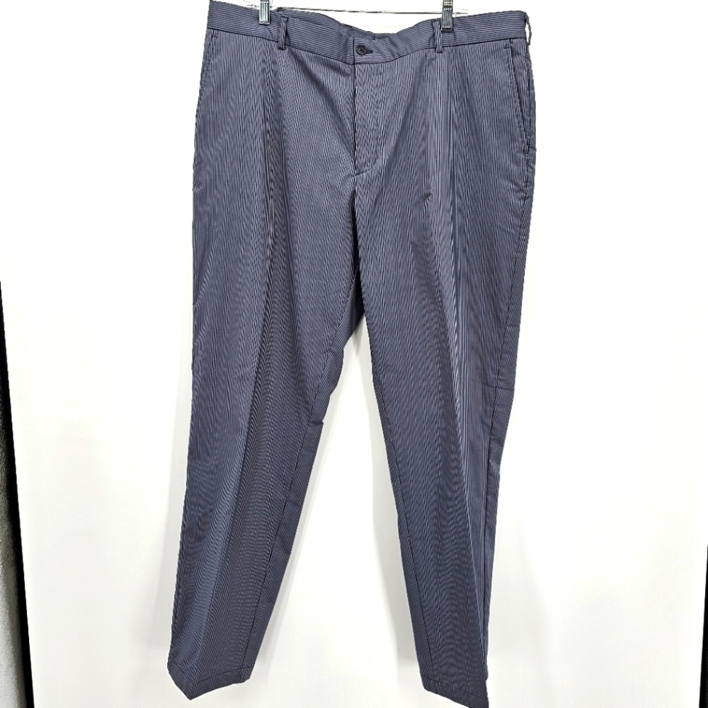 Slazenger men's pin stripe quick dry grey golf pants size 40x31